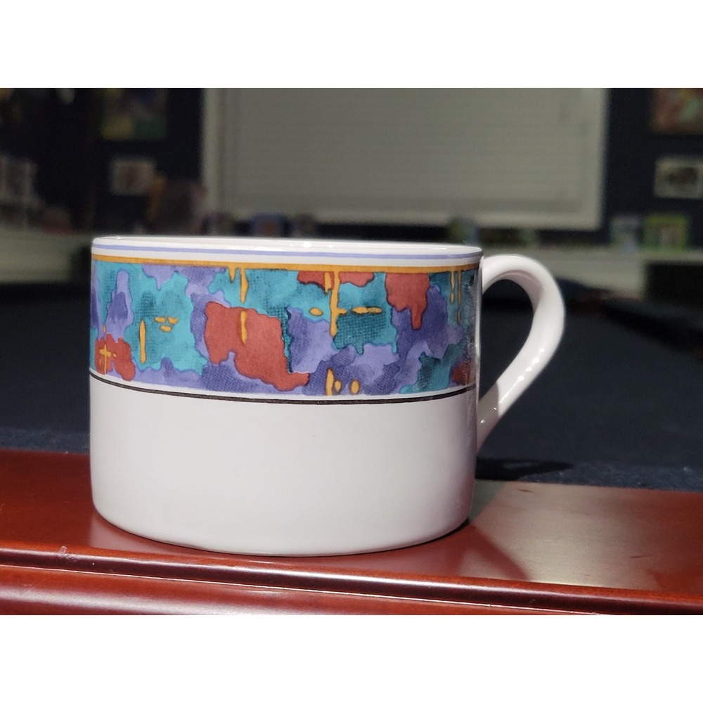 Flat Cup, & Saucer, Spring Jewel Collection, by Sango, Mug, and Plate Set - Picture 8 of 9